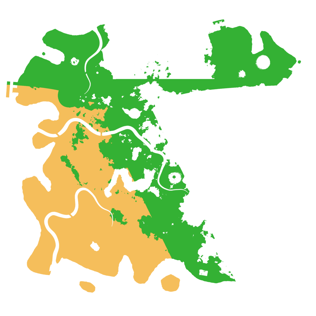Biome Rust Map: Procedural Map, Size: 4000, Seed: 3534