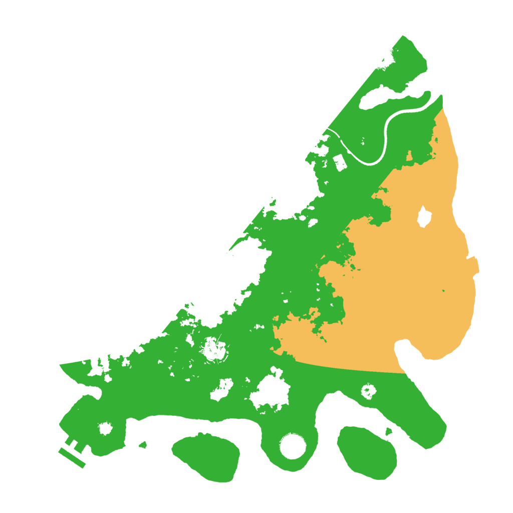 Biome Rust Map: Procedural Map, Size: 3500, Seed: 1381200687
