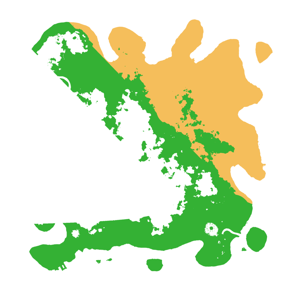 Biome Rust Map: Procedural Map, Size: 3500, Seed: 631