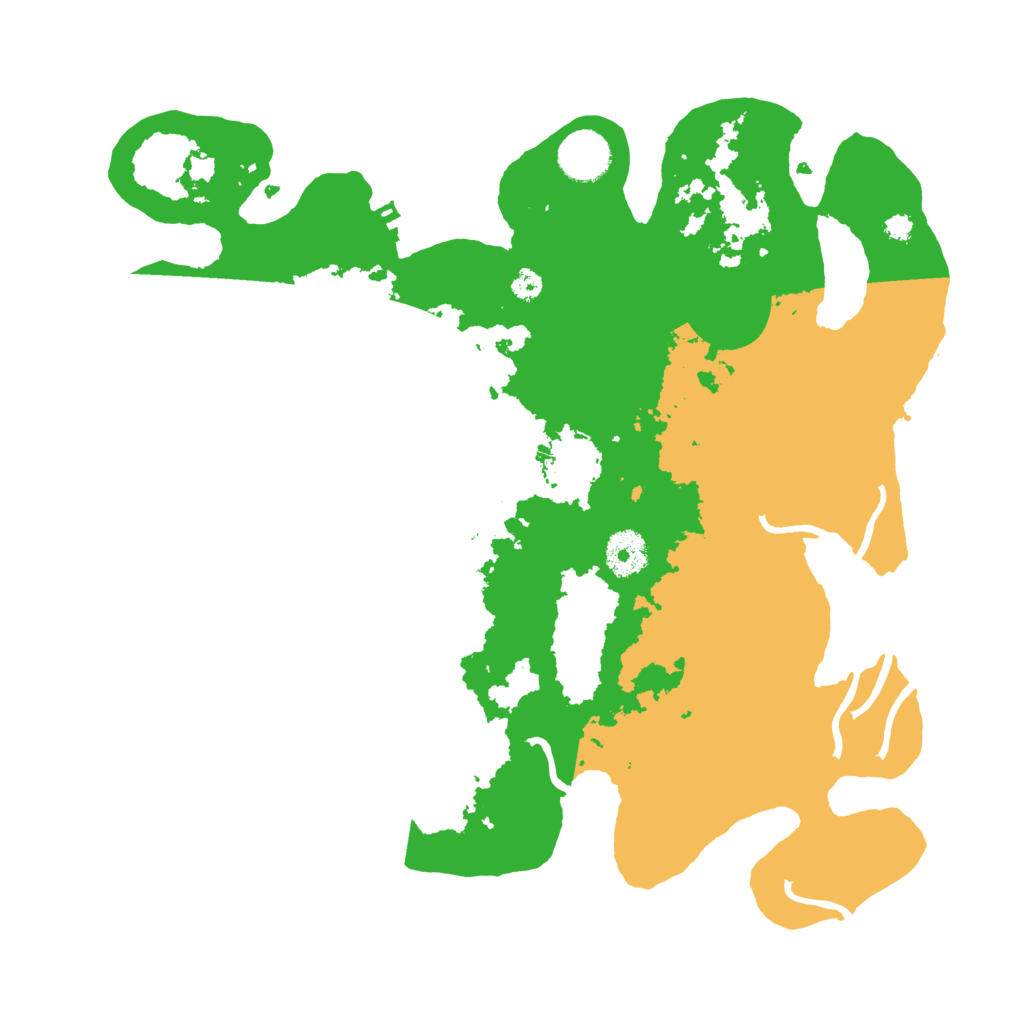 Biome Rust Map: Procedural Map, Size: 3500, Seed: 431534807