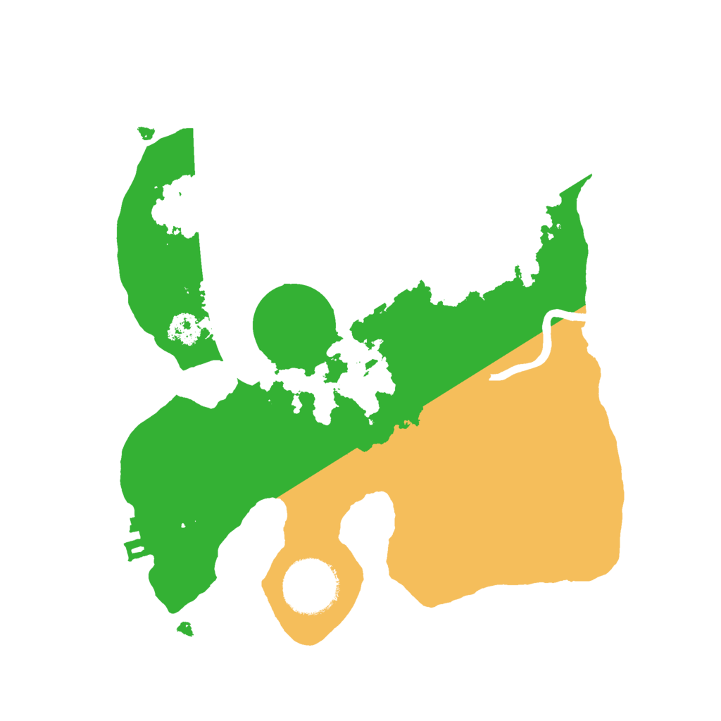 Biome Rust Map: Procedural Map, Size: 2300, Seed: 9338