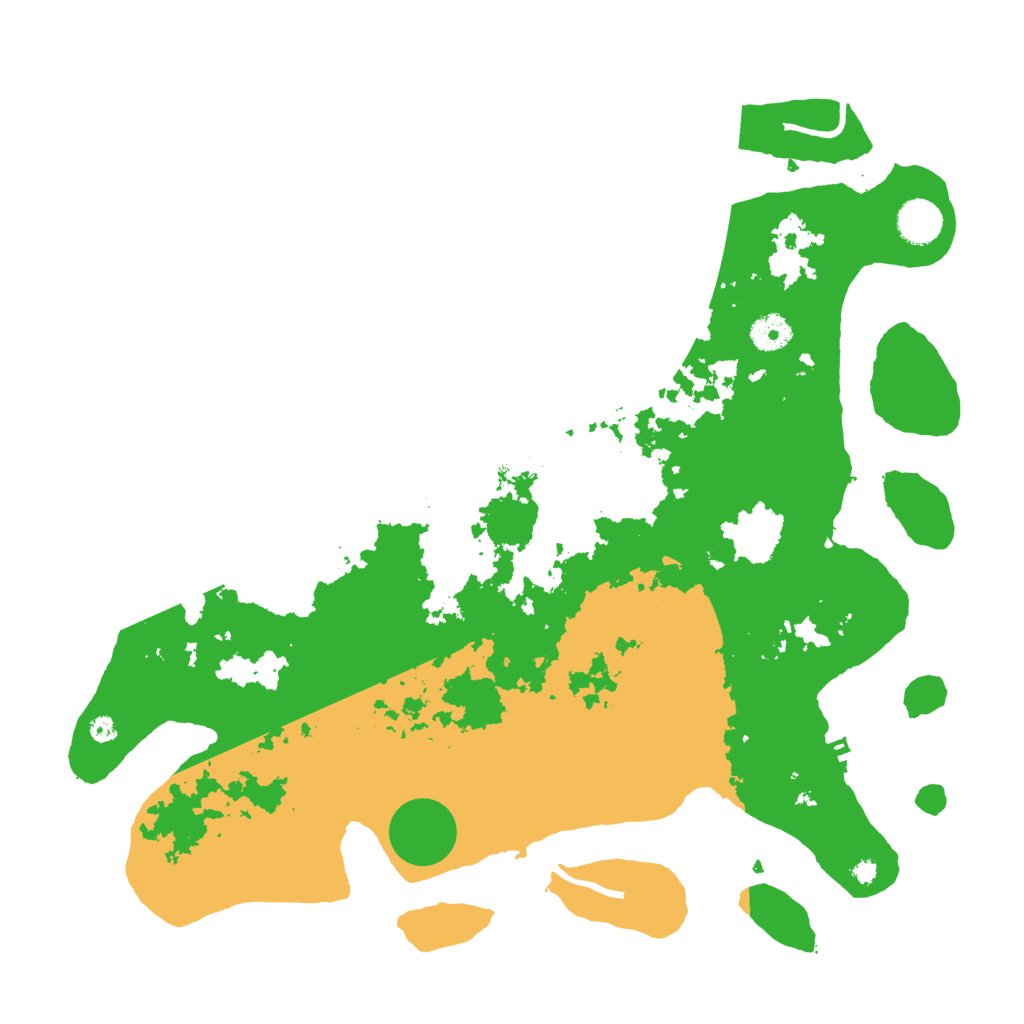 Biome Rust Map: Procedural Map, Size: 4000, Seed: 1437963356