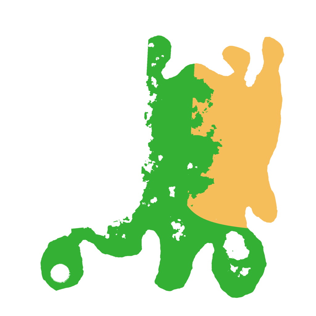 Biome Rust Map: Barren, Size: 3000, Seed: 749497235