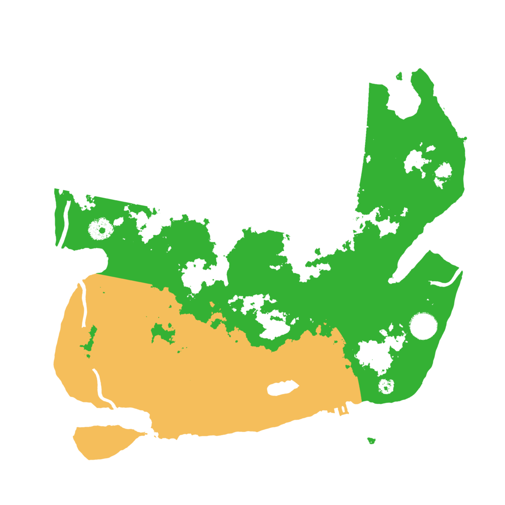 Biome Rust Map: Procedural Map, Size: 3300, Seed: 11