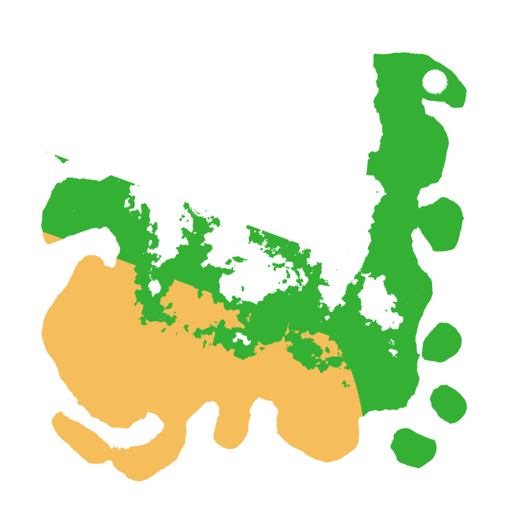 Biome Rust Map: Barren, Size: 3700, Seed: 1012972310