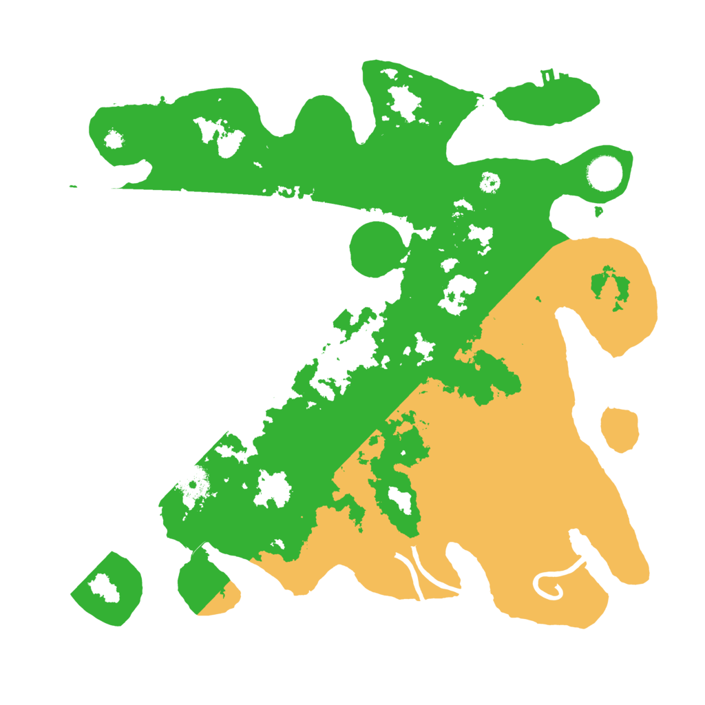 Biome Rust Map: Procedural Map, Size: 3500, Seed: 73704354