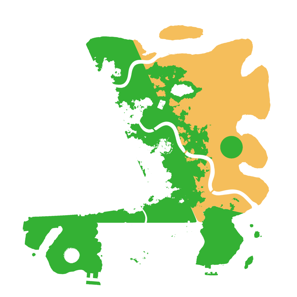 Biome Rust Map: Procedural Map, Size: 3500, Seed: 817361298