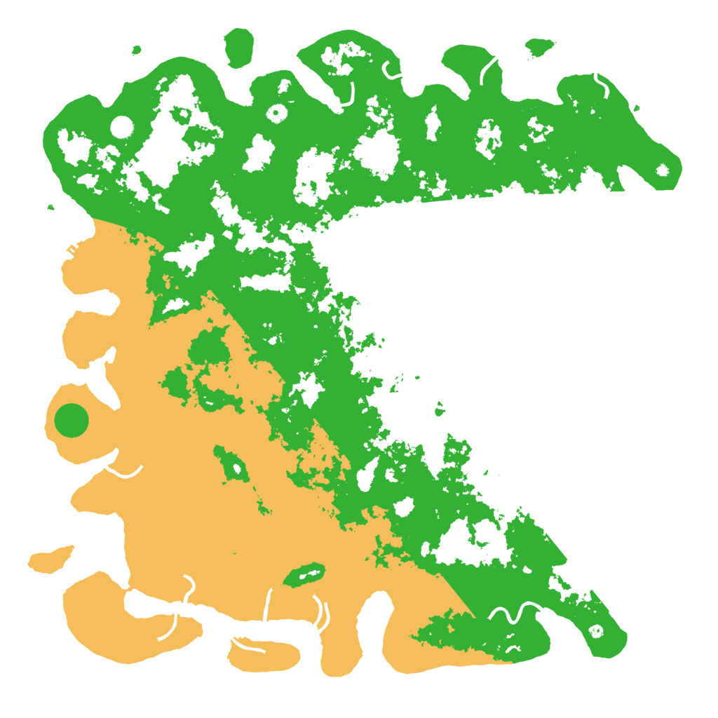 Biome Rust Map: Procedural Map, Size: 5520, Seed: 1337