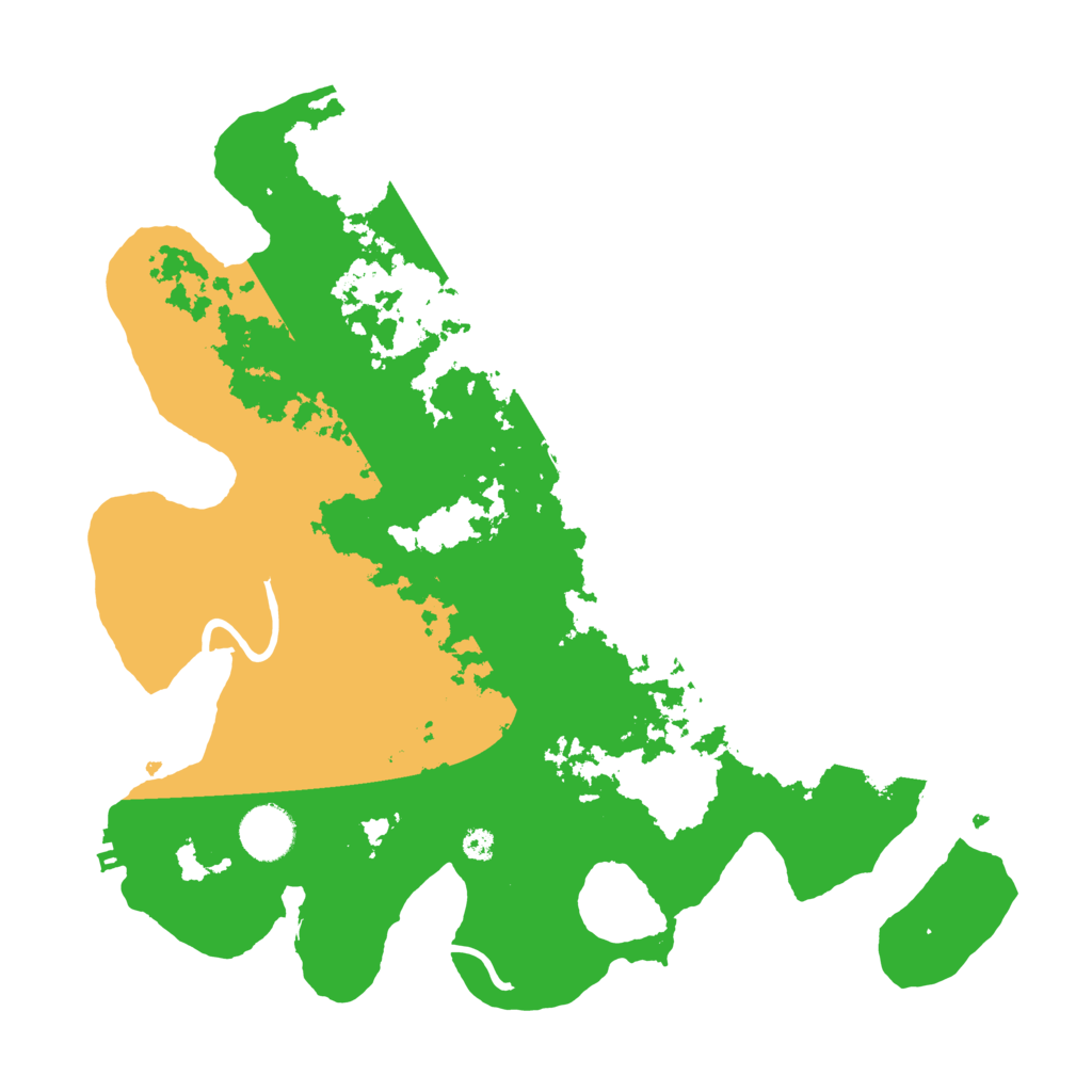 Biome Rust Map: Procedural Map, Size: 3500, Seed: 1376284672