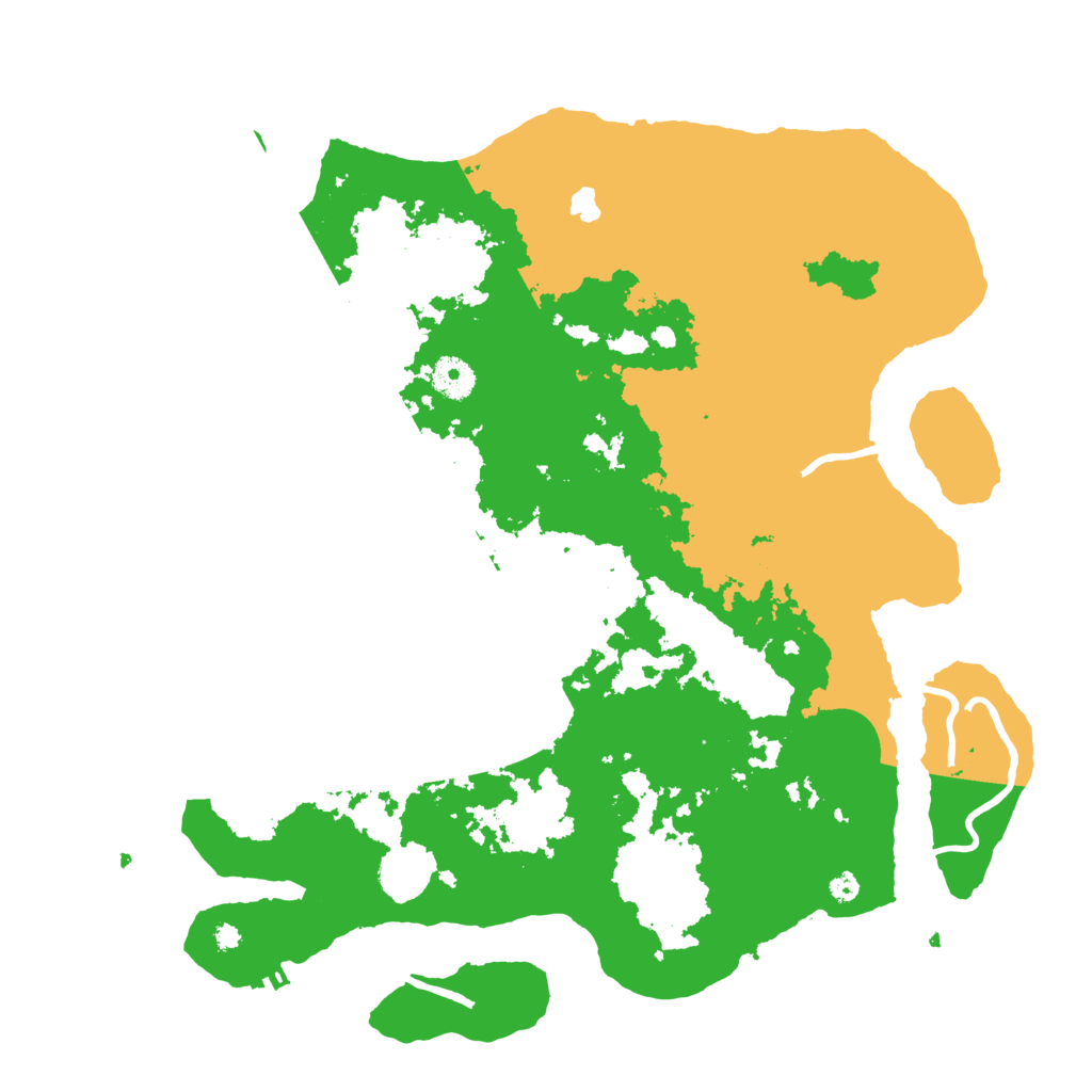 Biome Rust Map: Procedural Map, Size: 3900, Seed: 505641