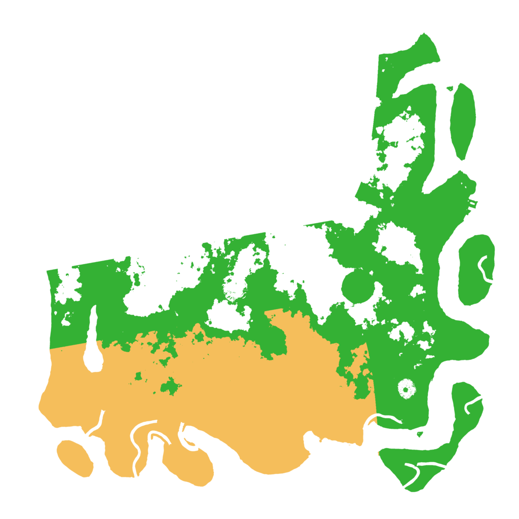 Biome Rust Map: Procedural Map, Size: 4250, Seed: 667072206