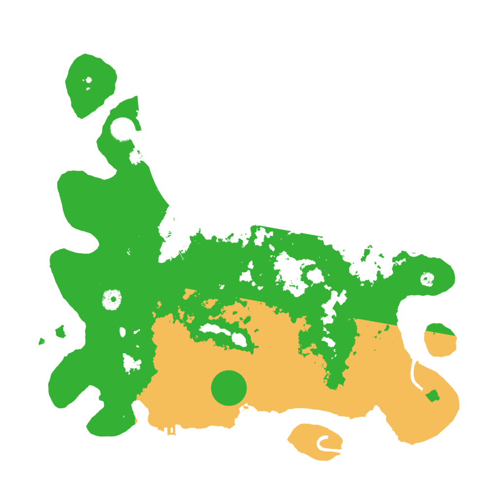 Biome Rust Map: Procedural Map, Size: 3700, Seed: 813982