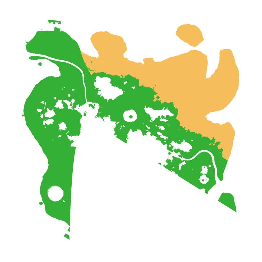 Biome Rust Map: Procedural Map, Size: 3000, Seed: 1635716149