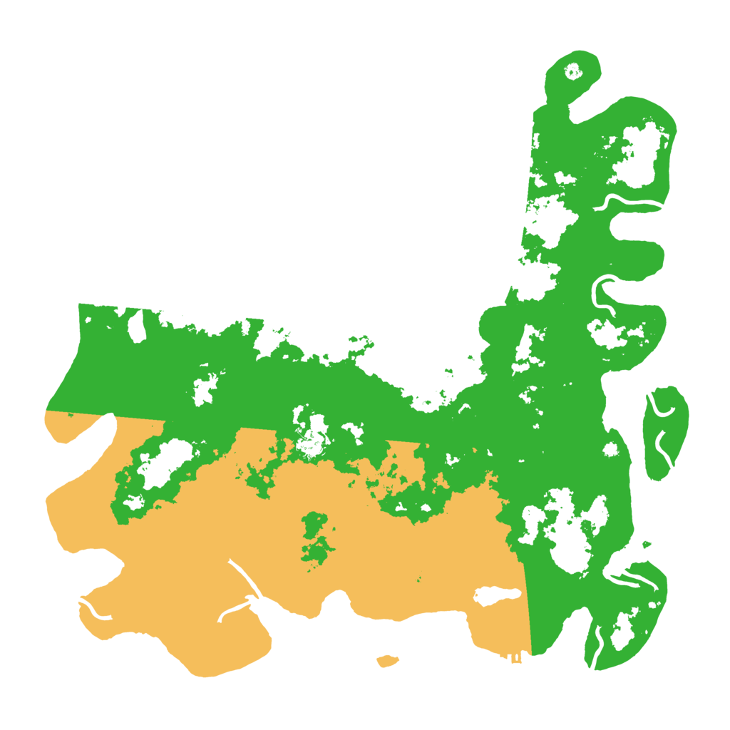 Biome Rust Map: Procedural Map, Size: 4500, Seed: 255063502