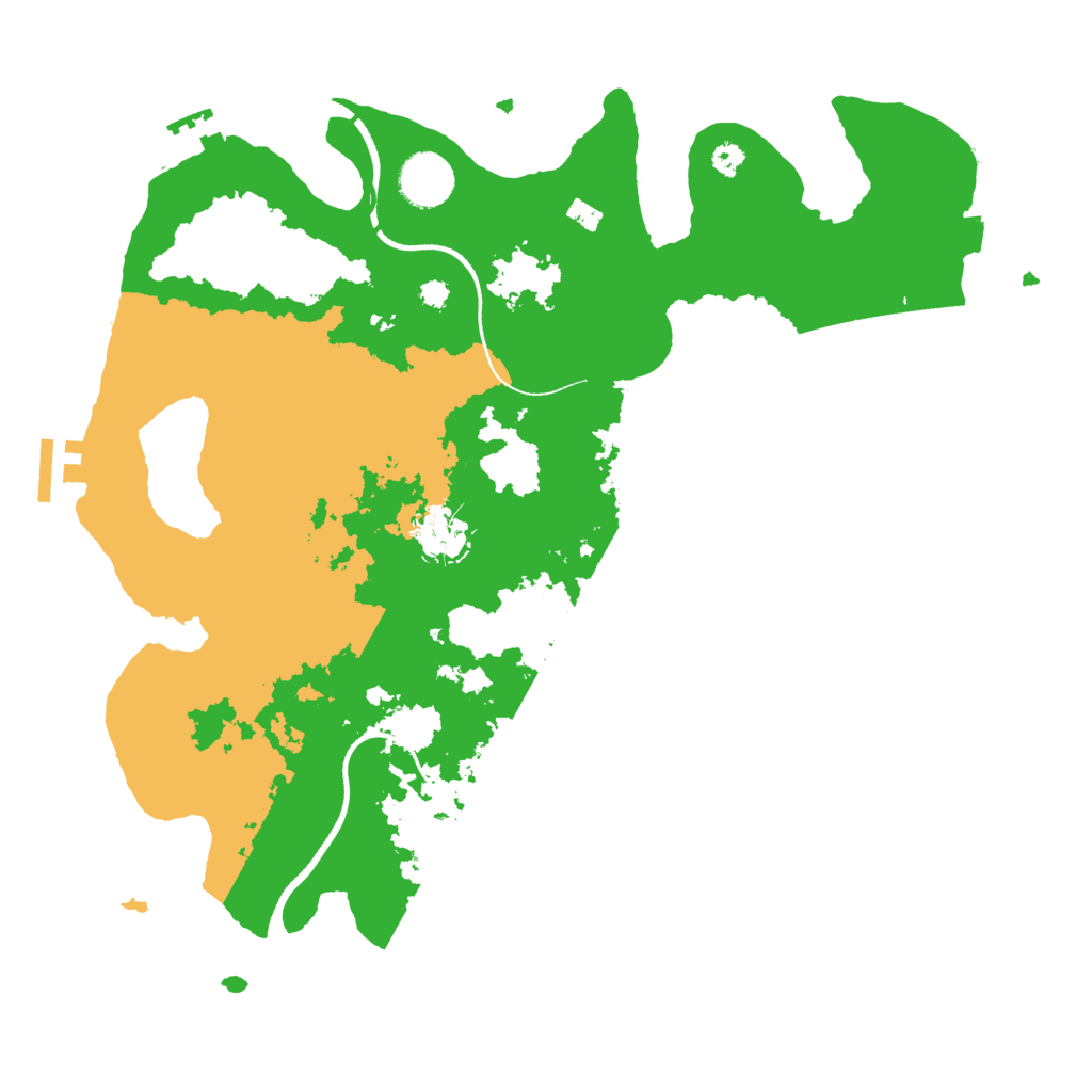 Biome Rust Map: Procedural Map, Size: 3500, Seed: 674421985