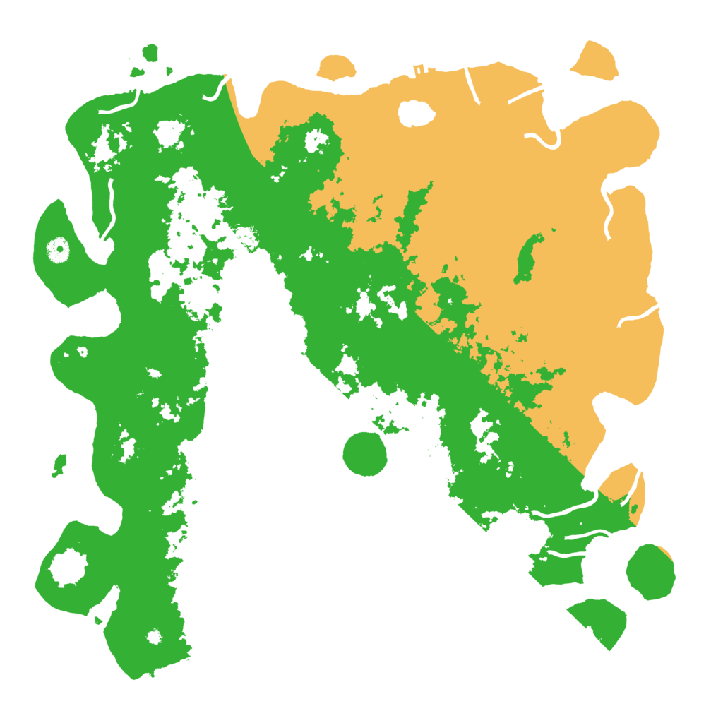 Biome Rust Map: Procedural Map, Size: 4500, Seed: 433189359