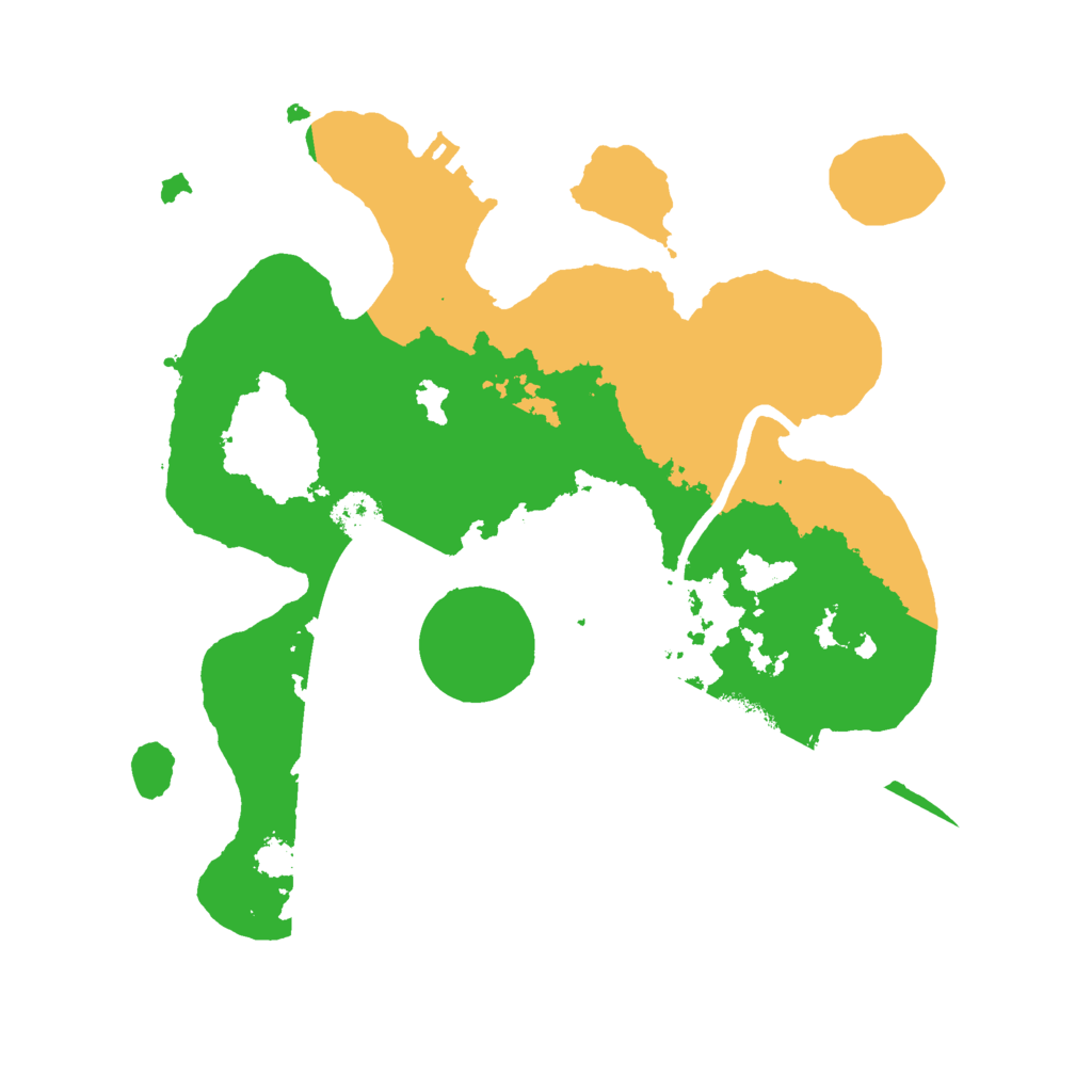 Biome Rust Map: Procedural Map, Size: 2500, Seed: 3246541