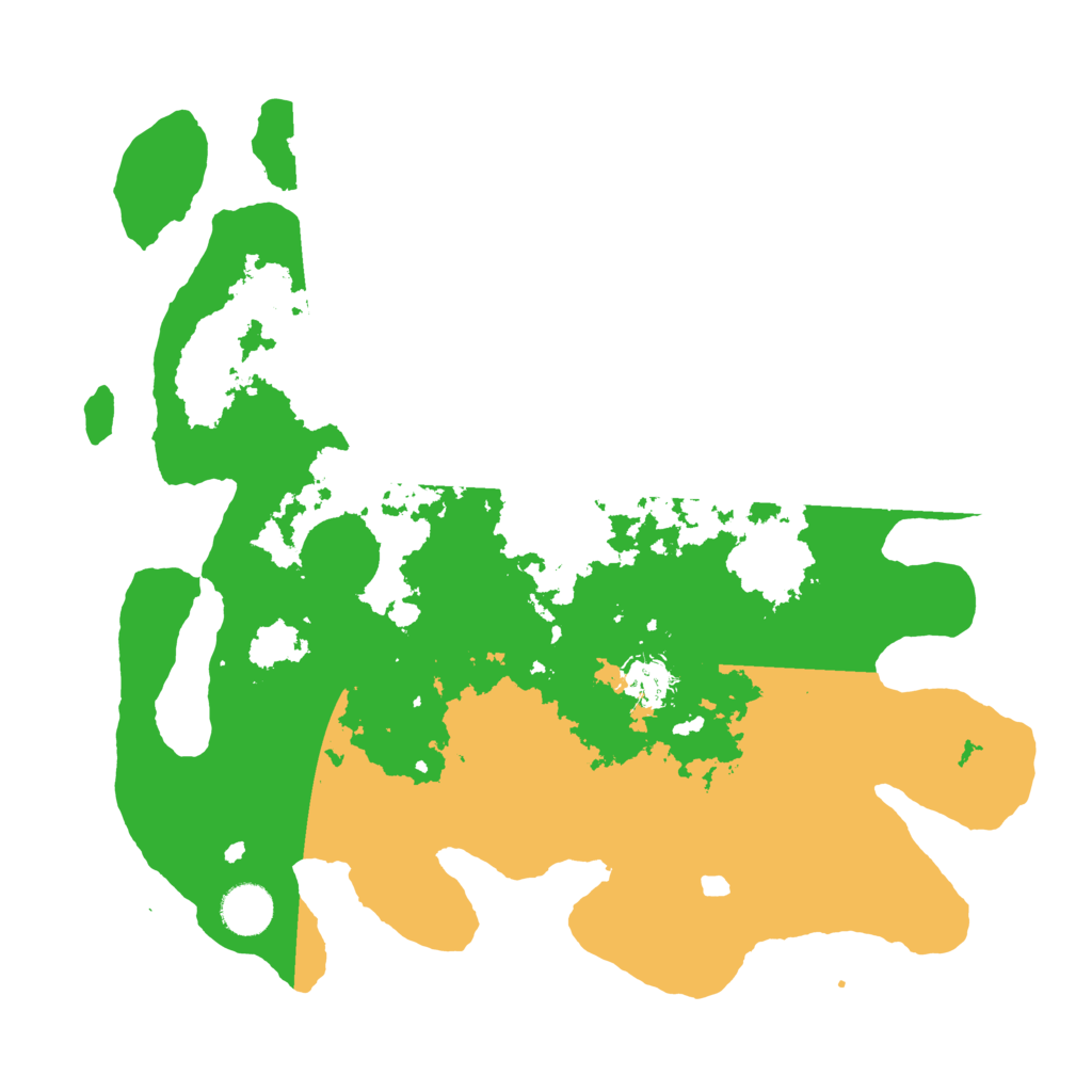 Biome Rust Map: Barren, Size: 3700, Seed: 1674693121