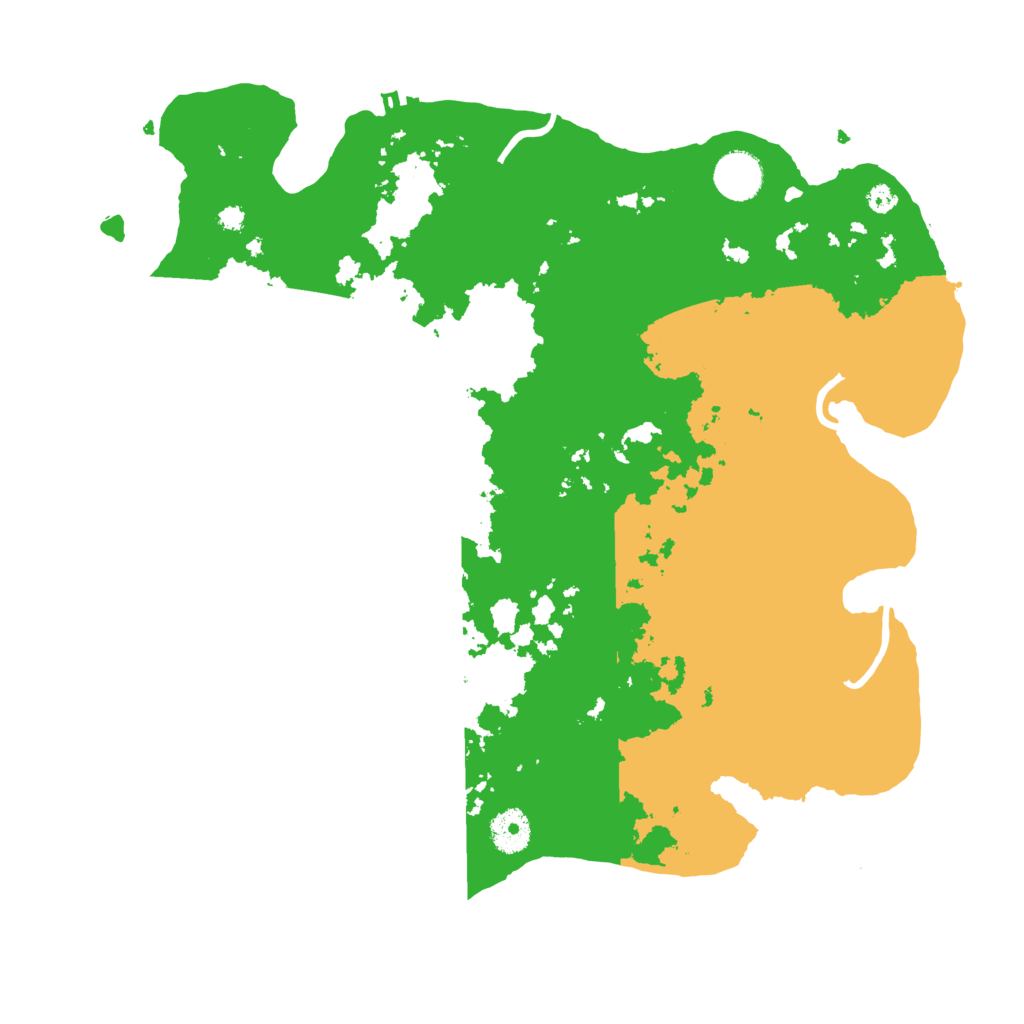 Biome Rust Map: Procedural Map, Size: 3700, Seed: 534973