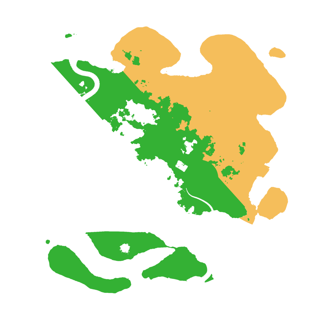 Biome Rust Map: Procedural Map, Size: 3000, Seed: 1595318324