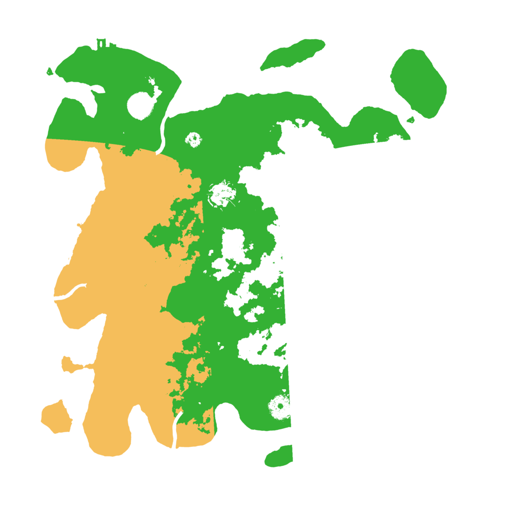 Biome Rust Map: Procedural Map, Size: 3500, Seed: 1535108380