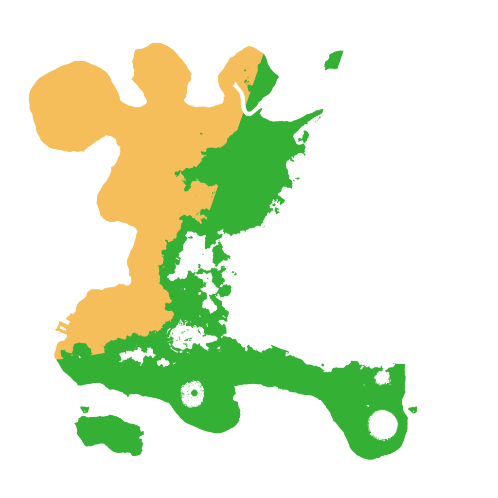 Biome Rust Map: Procedural Map, Size: 3000, Seed: 2066071046