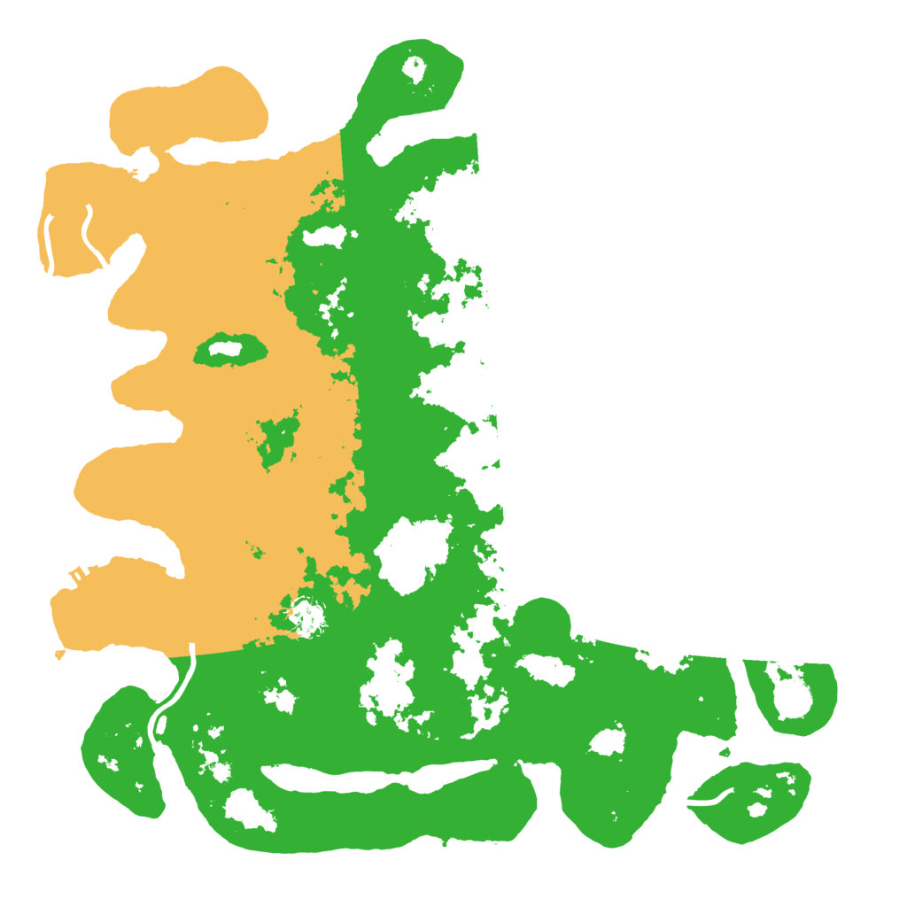 Biome Rust Map: Procedural Map, Size: 4250, Seed: 7381