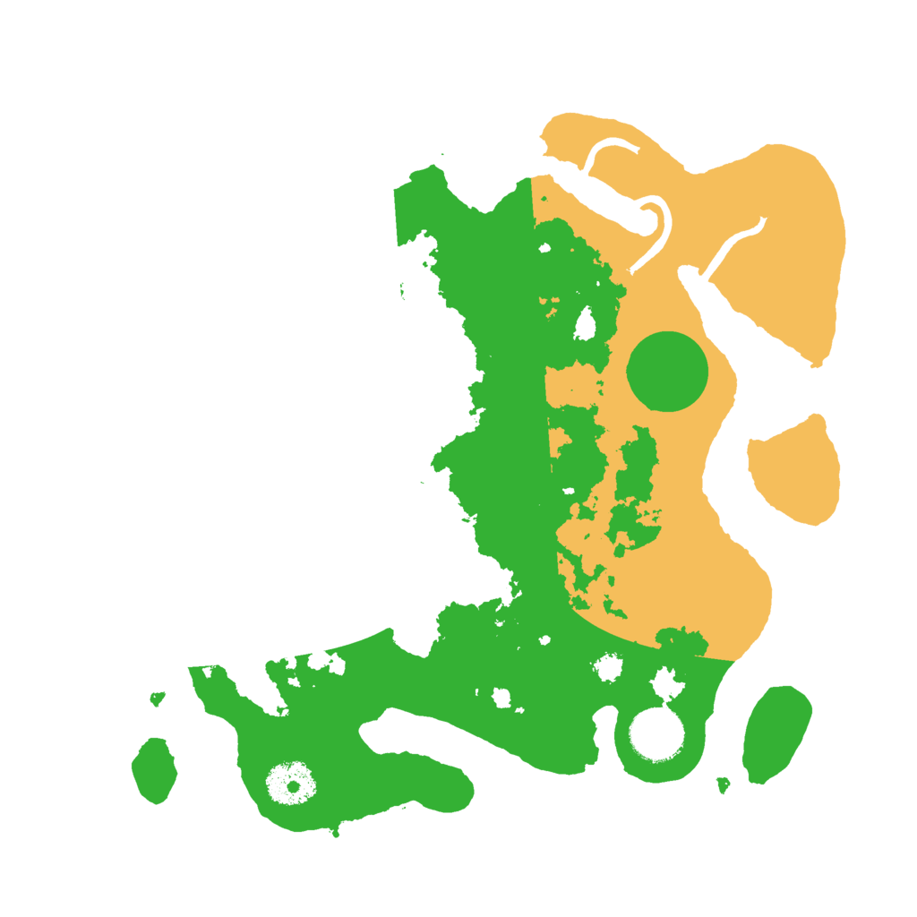 Biome Rust Map: Procedural Map, Size: 3000, Seed: 1888858656