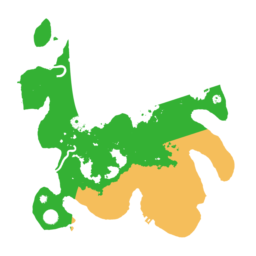 Biome Rust Map: Procedural Map, Size: 3000, Seed: 258389604