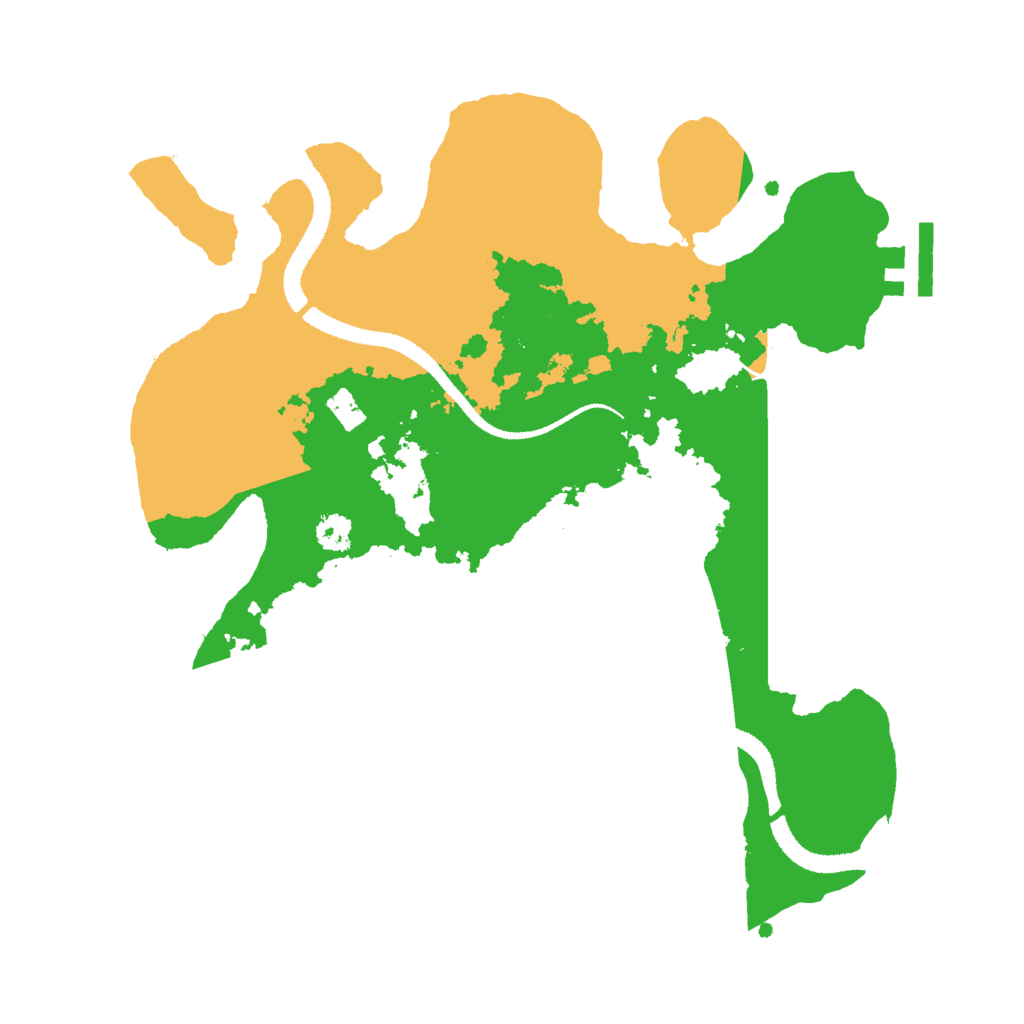 Biome Rust Map: Procedural Map, Size: 2800, Seed: 113958449