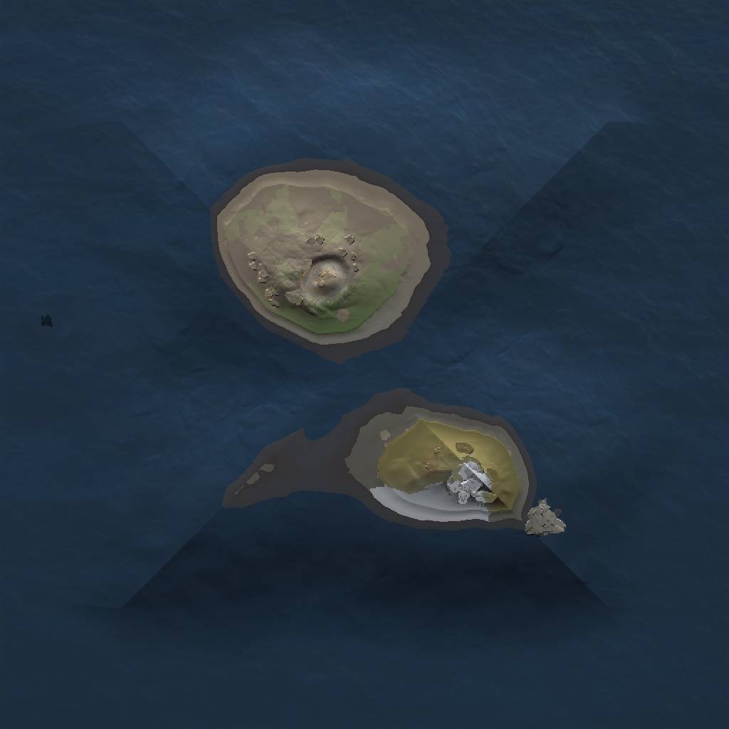 Rust Map: Procedural Map, Size: 1000, Seed: 198339146, 3 Monuments