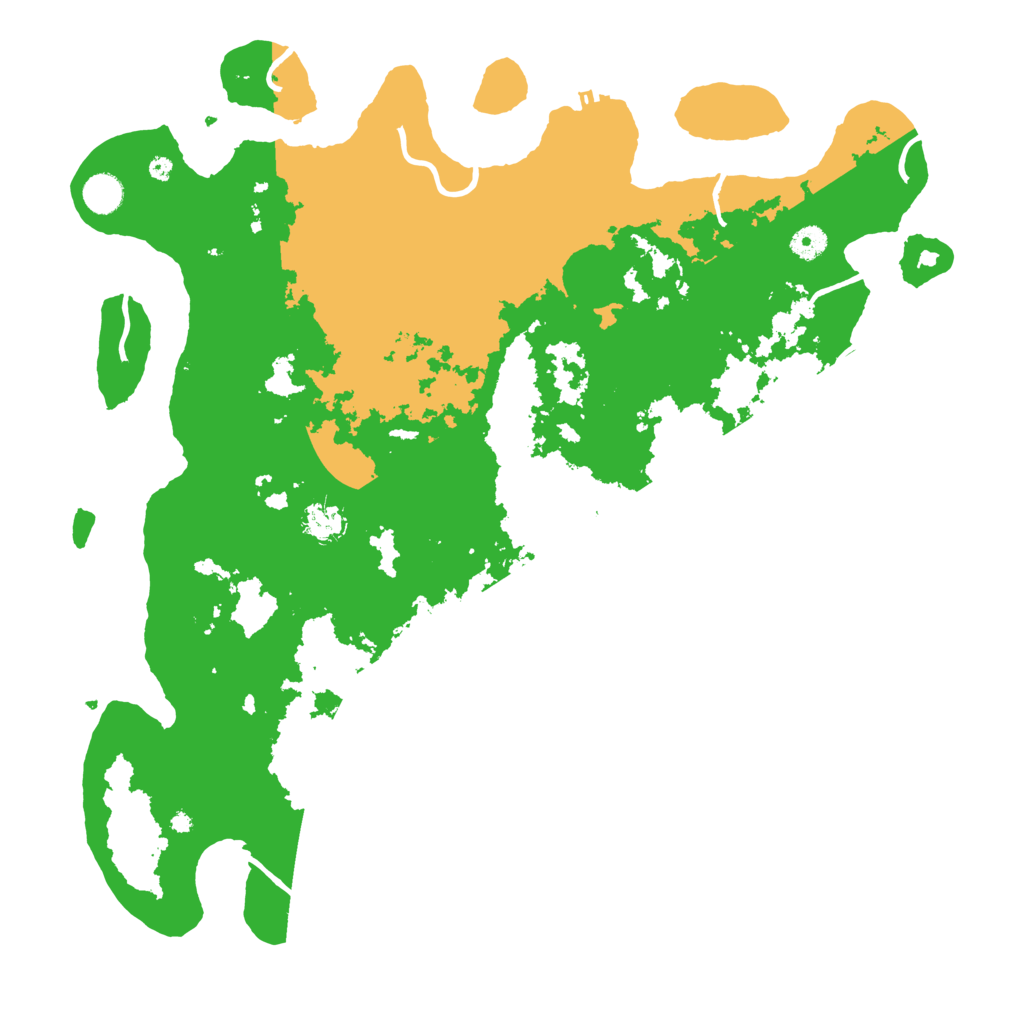 Biome Rust Map: Procedural Map, Size: 4500, Seed: 1987151745