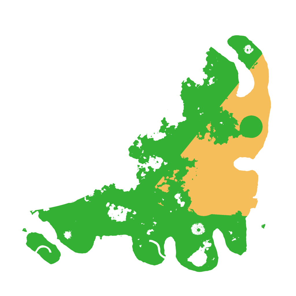 Biome Rust Map: Procedural Map, Size: 3500, Seed: 635303566