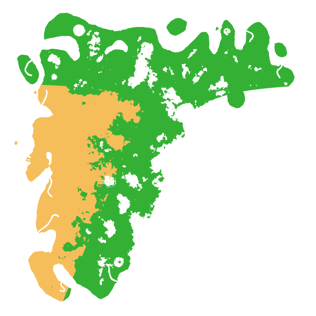 Biome Rust Map: Procedural Map, Size: 4800, Seed: 2222222