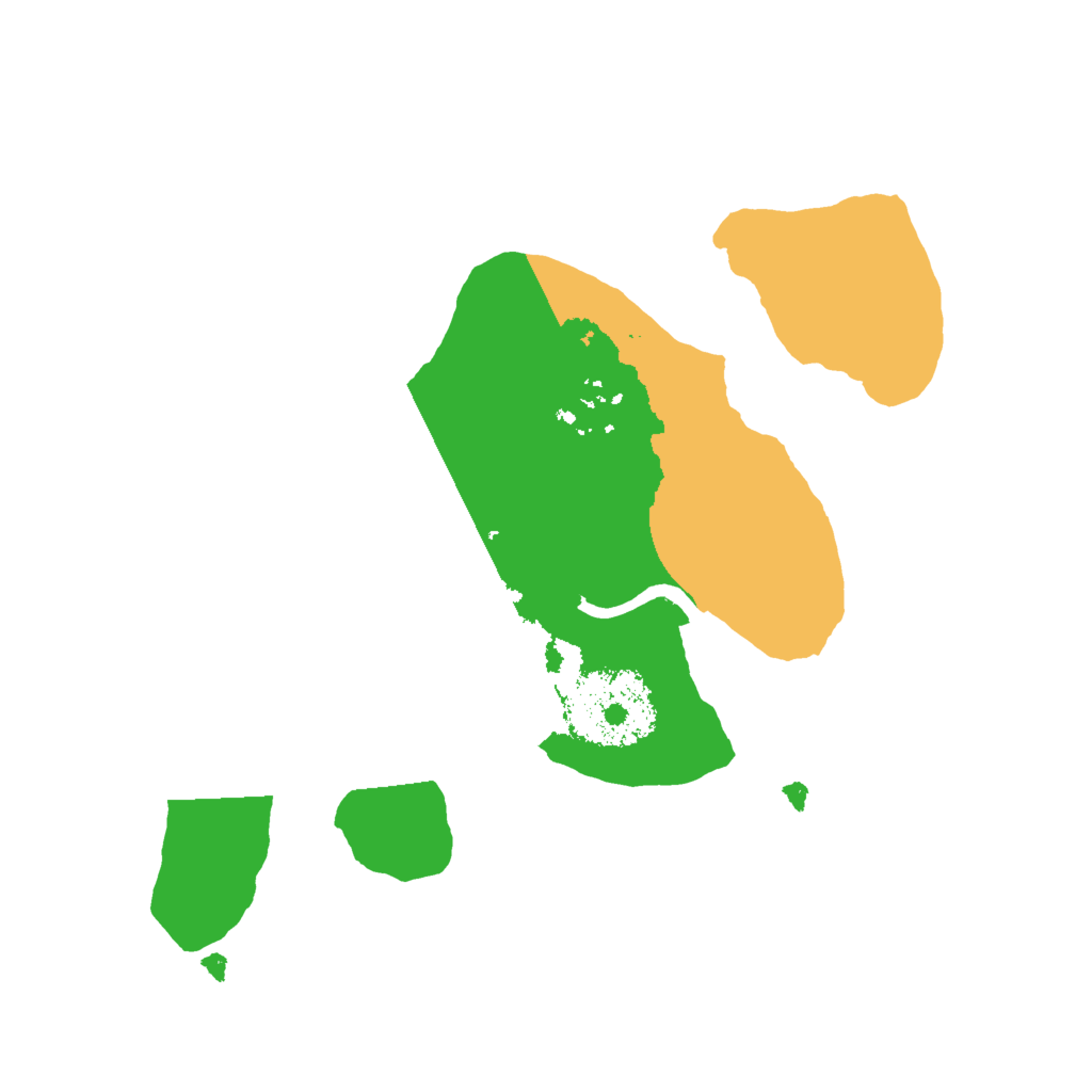 Biome Rust Map: Procedural Map, Size: 2000, Seed: 955634510