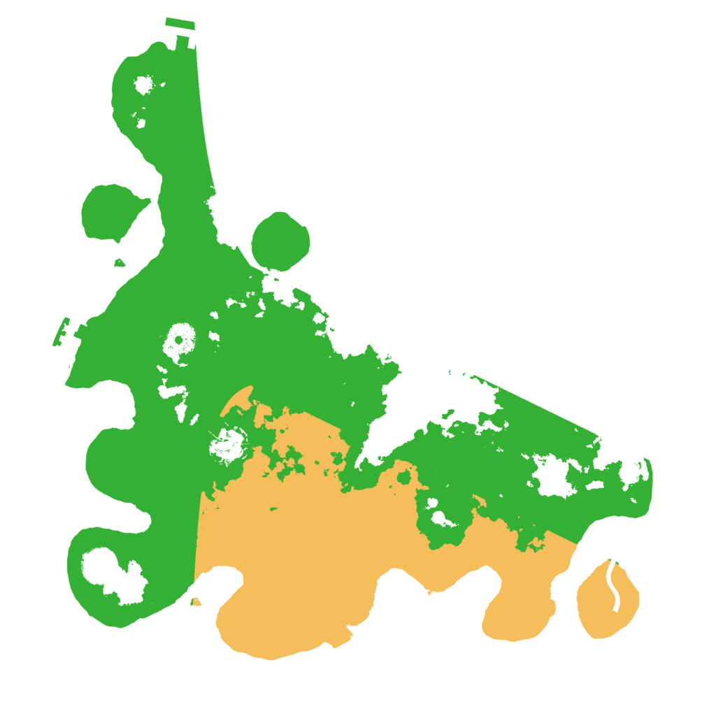 Biome Rust Map: Procedural Map, Size: 3500, Seed: 1913735832