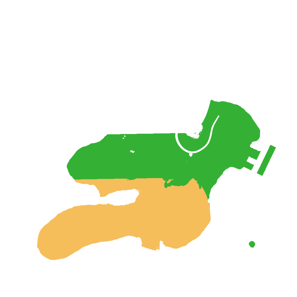 Biome Rust Map: Procedural Map, Size: 1900, Seed: 1987