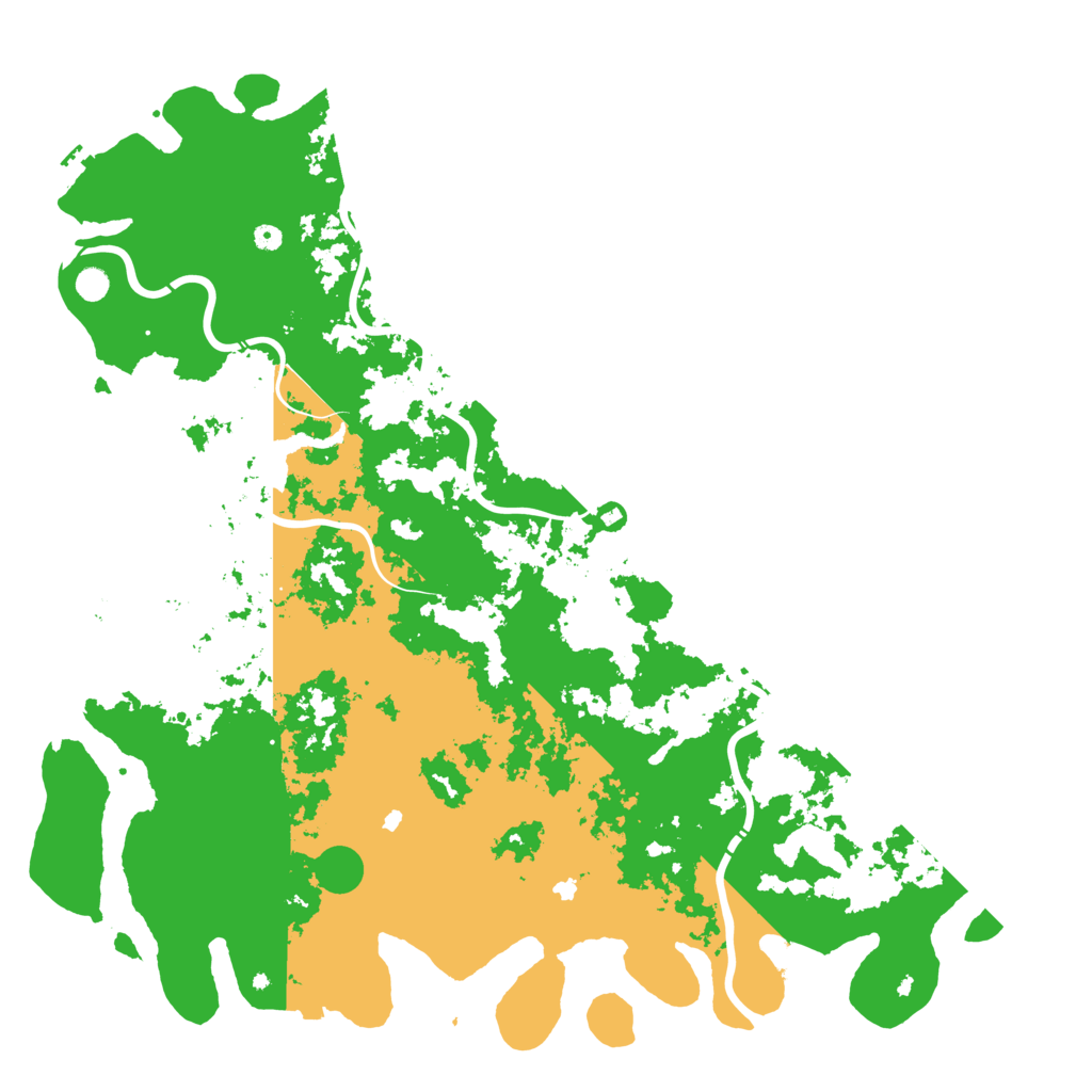 Biome Rust Map: Procedural Map, Size: 6000, Seed: 808135