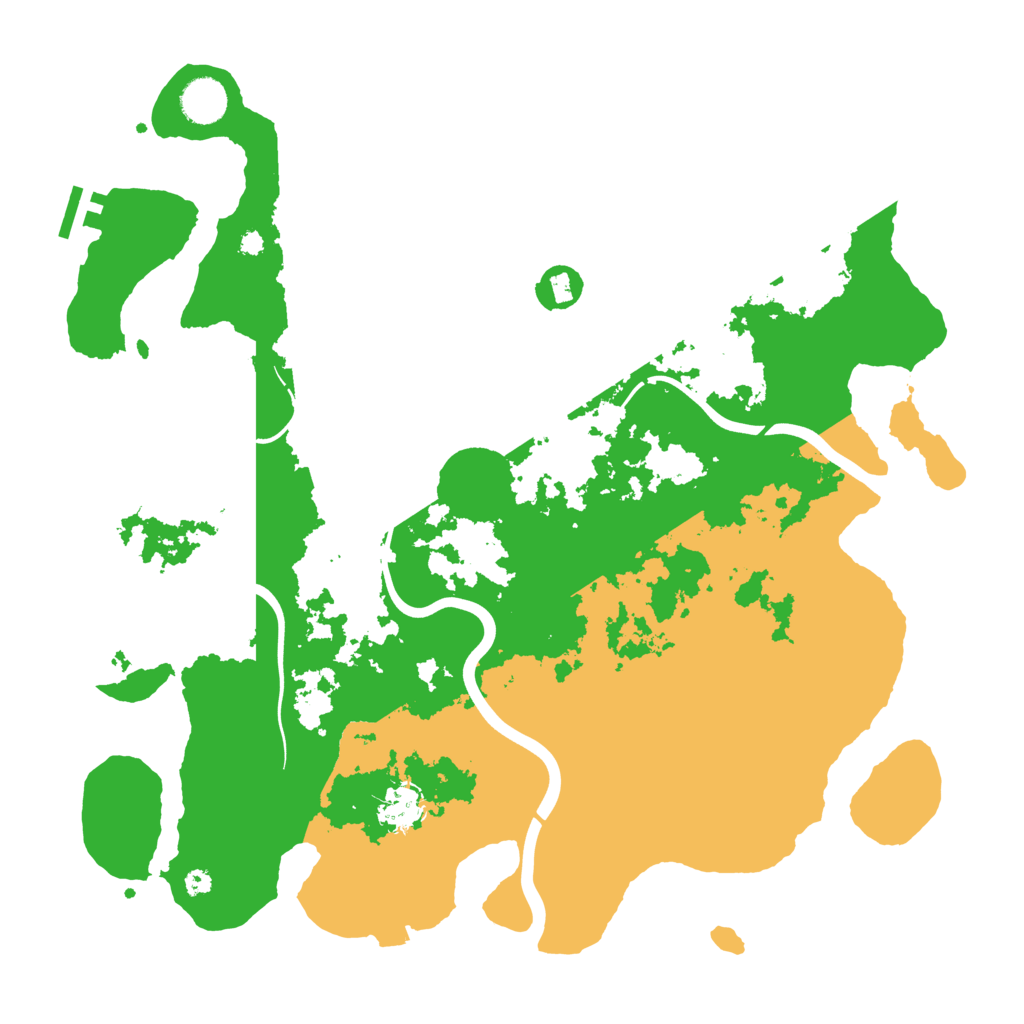 Biome Rust Map: Procedural Map, Size: 3900, Seed: 774899051