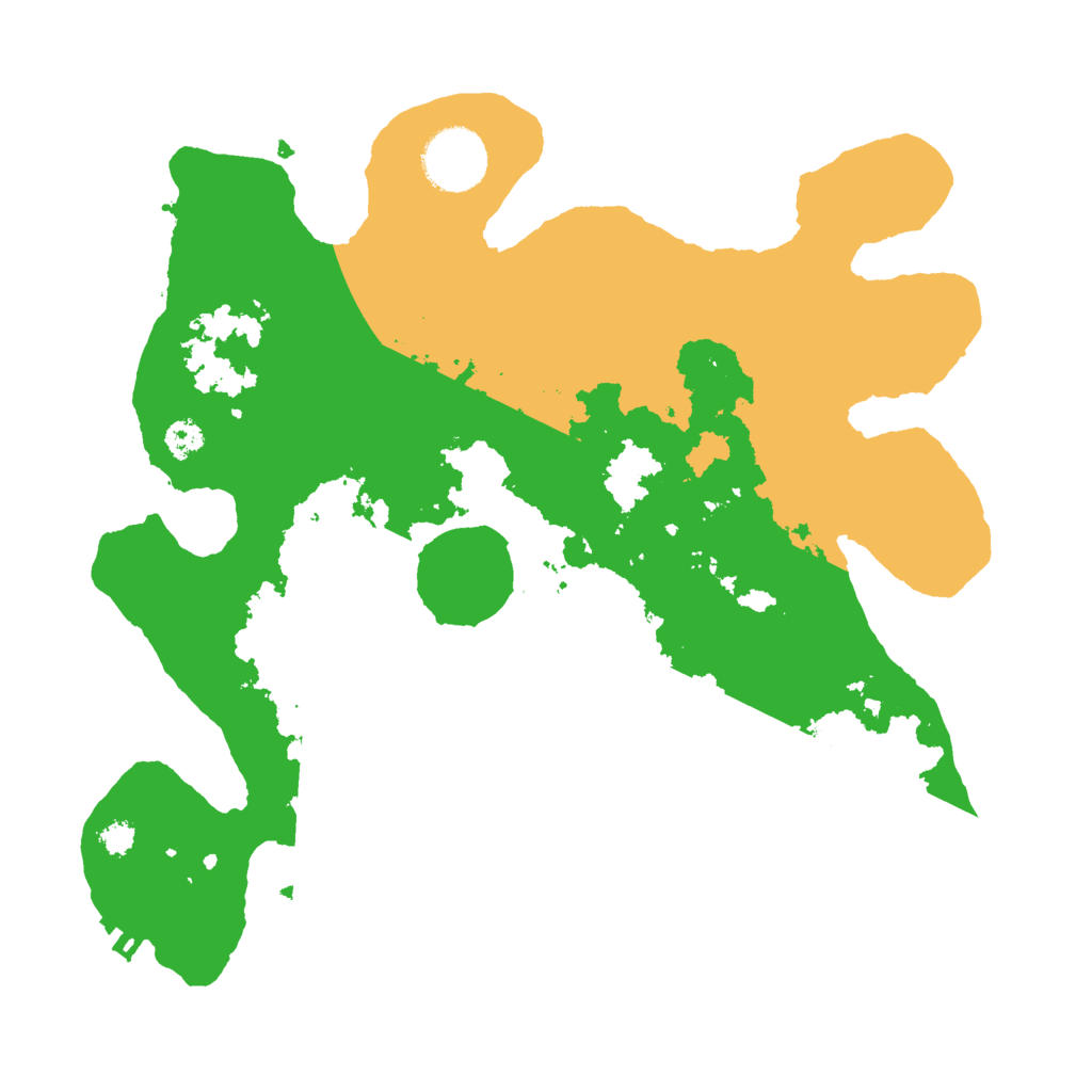 Biome Rust Map: Procedural Map, Size: 3000, Seed: 991813918