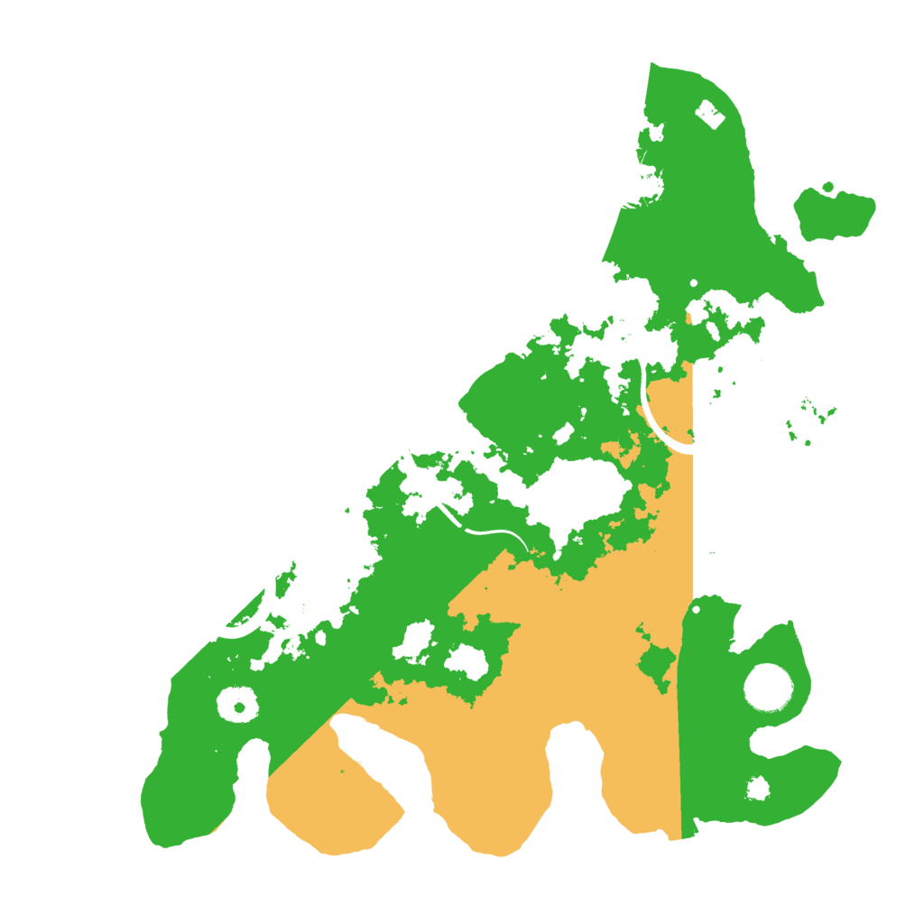 Biome Rust Map: Procedural Map, Size: 3500, Seed: 11885641