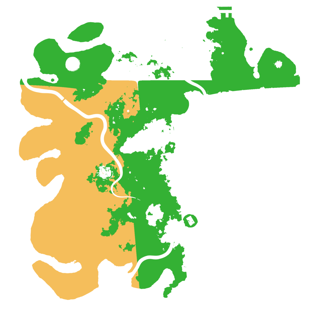 Biome Rust Map: Procedural Map, Size: 3950, Seed: 548500708