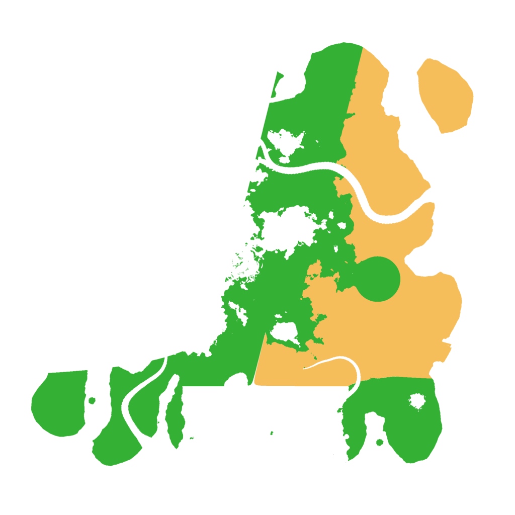 Biome Rust Map: Procedural Map, Size: 3000, Seed: 981476317