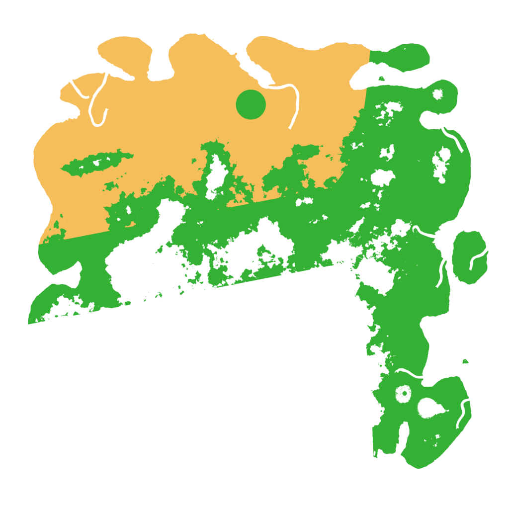 Biome Rust Map: Procedural Map, Size: 4500, Seed: 19927495