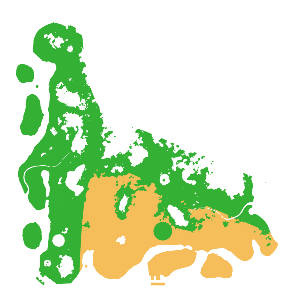 Biome Rust Map: Procedural Map, Size: 4250, Seed: 9182923