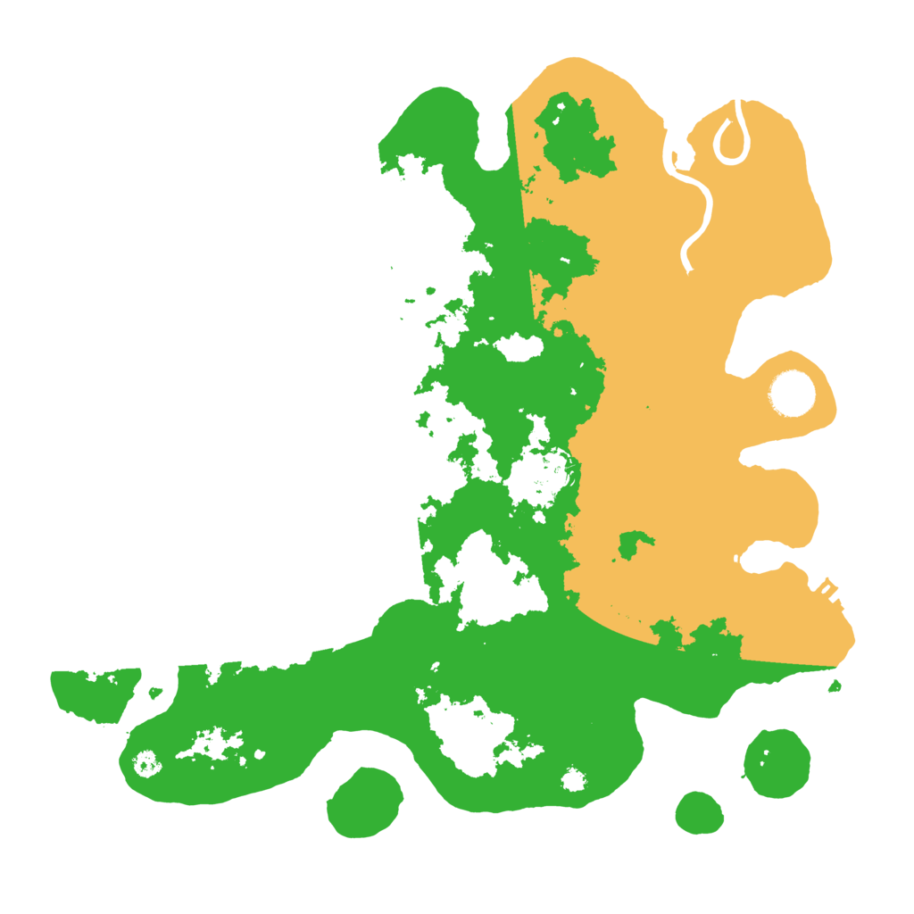 Biome Rust Map: Procedural Map, Size: 3500, Seed: 832472395