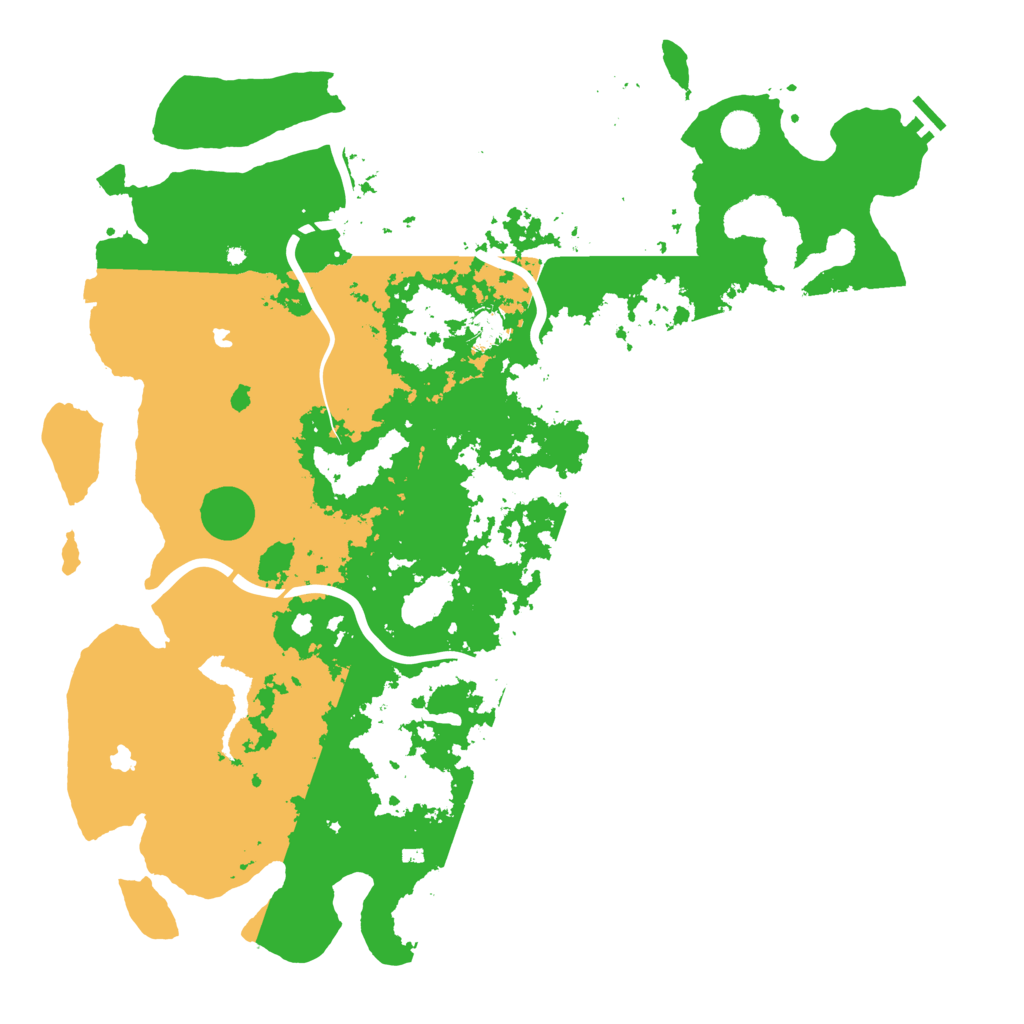 Biome Rust Map: Procedural Map, Size: 5000, Seed: 282168945