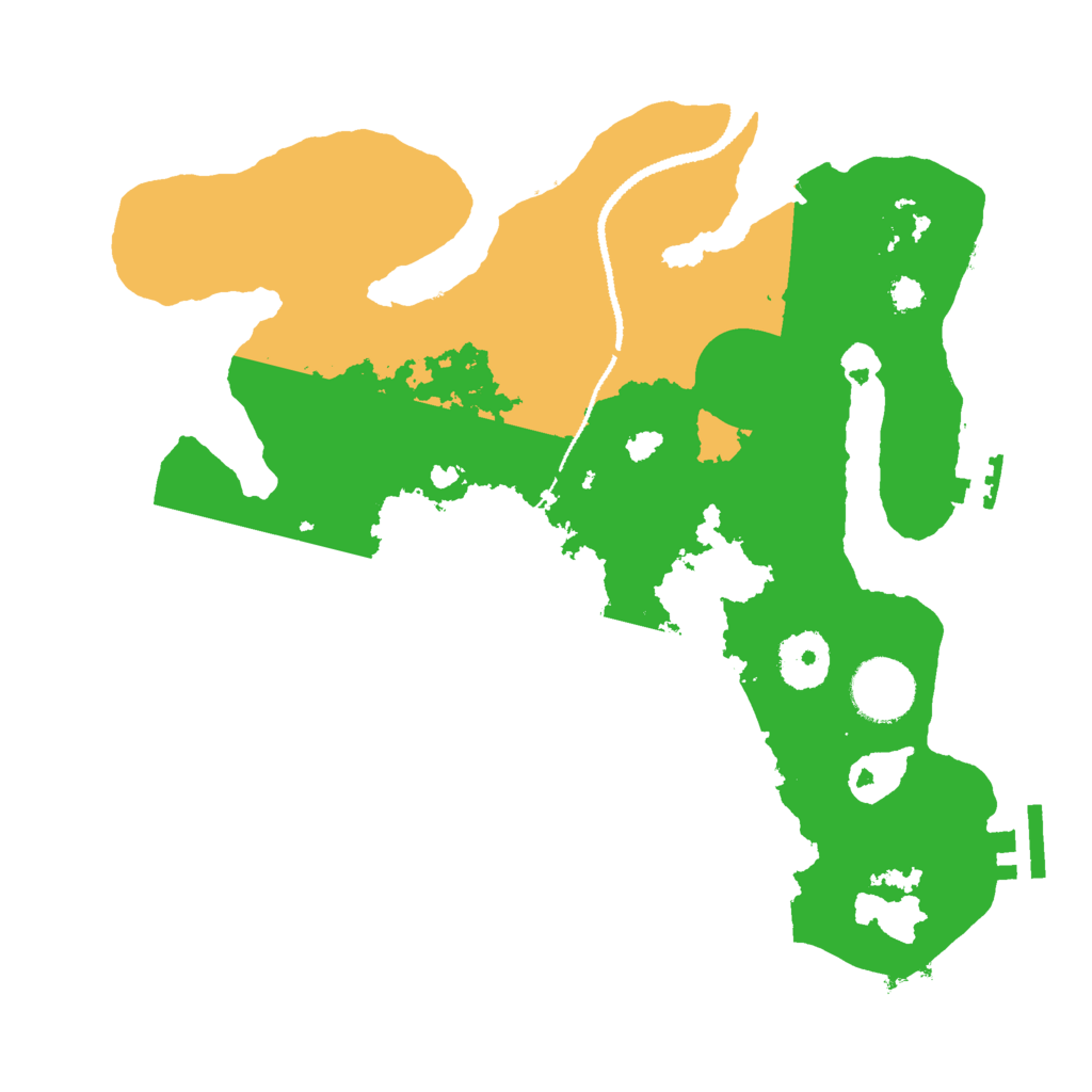 Biome Rust Map: Procedural Map, Size: 3000, Seed: 14569