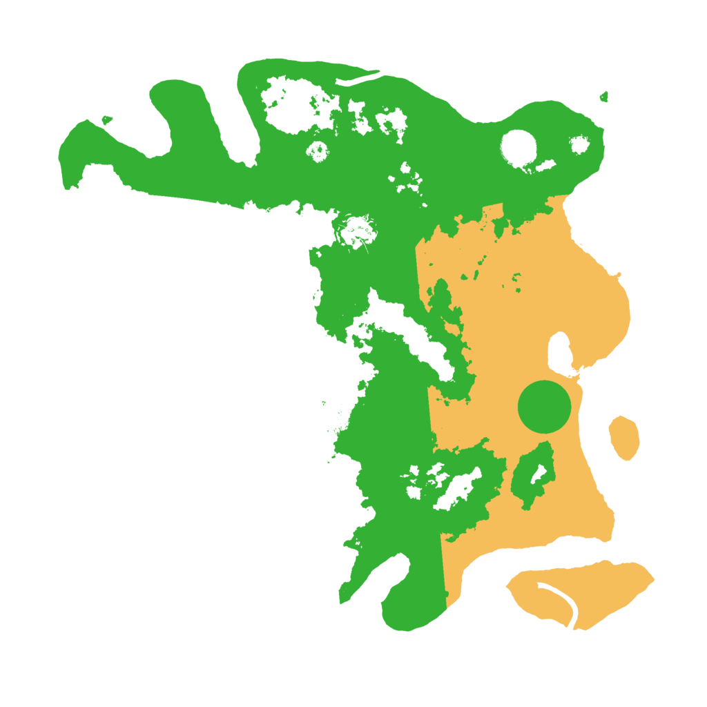 Biome Rust Map: Procedural Map, Size: 3500, Seed: 647647