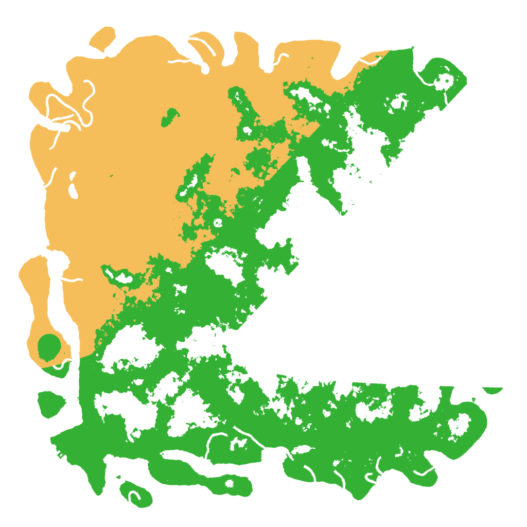 Biome Rust Map: Procedural Map, Size: 6000, Seed: 1536855120